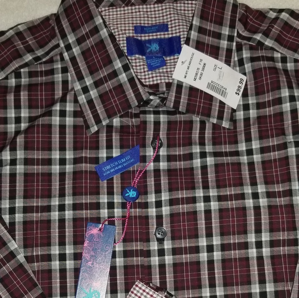 Egara Slimfit Dress shirt NWT